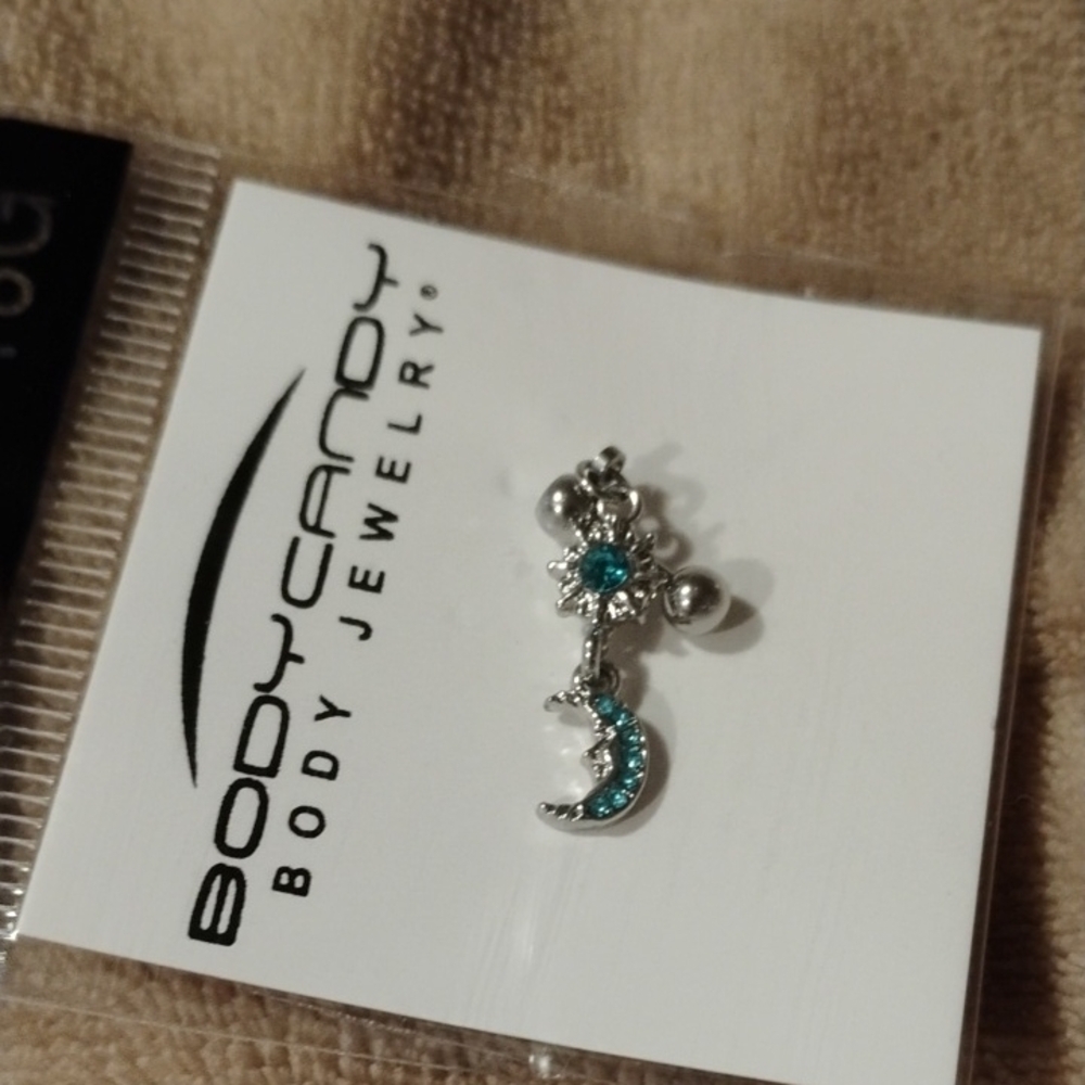 Body Candy Silver and Blue Moon Earrings